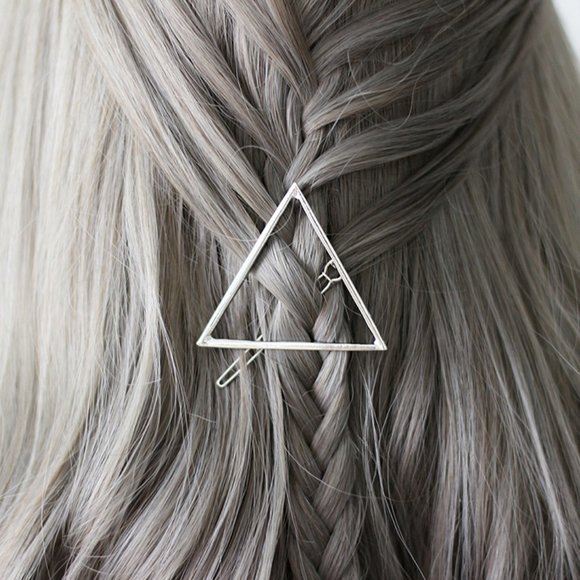 Triangle Metal Hair Clip - Picture 5 of 5